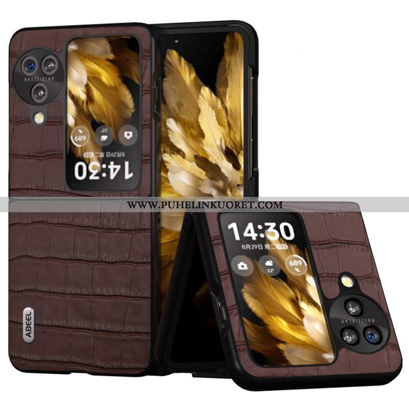 Kuori Oppo Find N3 Flip Krokotiiliefekti Abeel