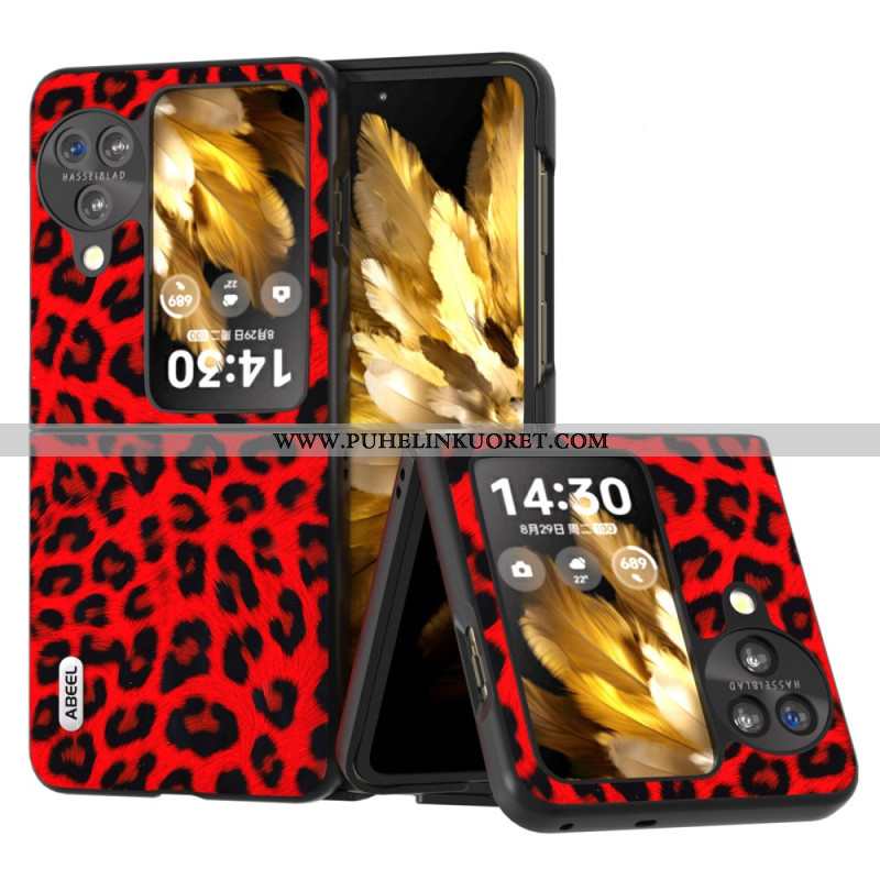 Kuori Oppo Find N3 Flip Leopardikuvio Abeel
