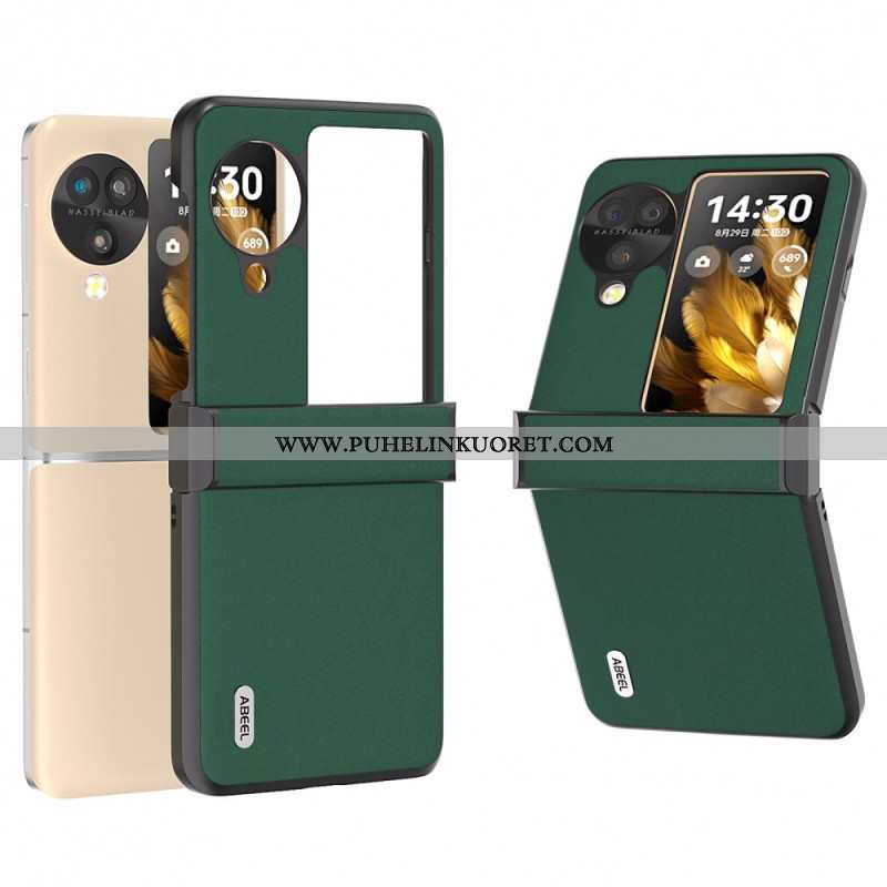 Kuori Oppo Find N3 Flip Aitoa Abeel-nahkaa