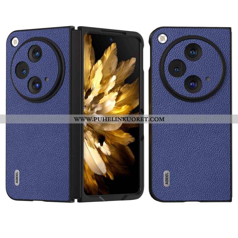 Kuori Oppo Find N3 Abeel Natural Lychee Leather