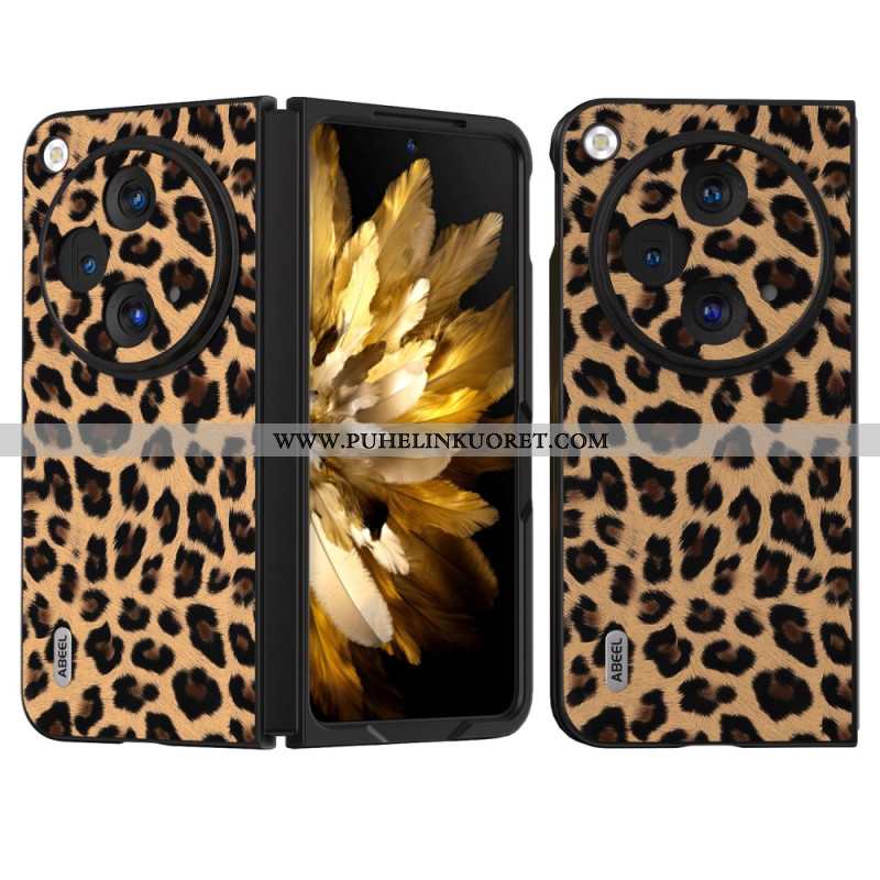 Kuori Oppo Find N3 Abeel Leopard Print Suojakuori