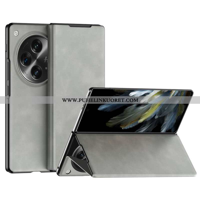 Nahkakotelo Oppo Find N3 Klassinen Nappanahka