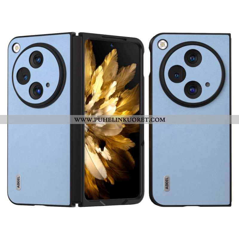 Kuori Oppo Find N3 Värillinen Nahka Abeel Suojakuori