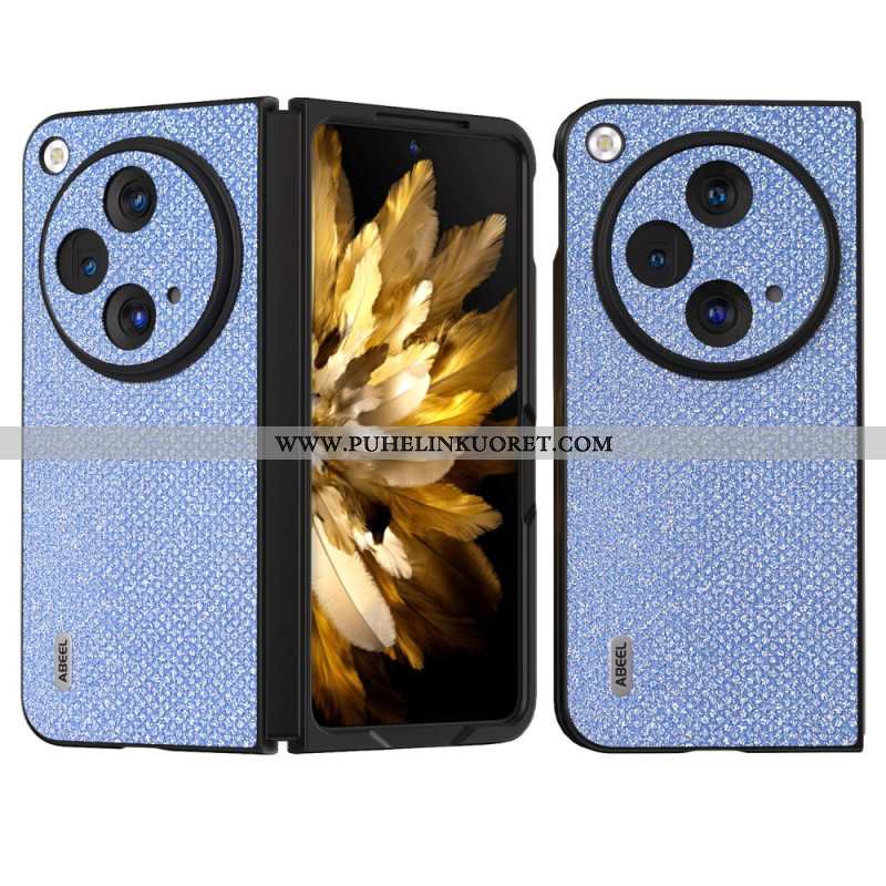 Kuori Oppo Find N3 Abeel-nahkatyyli Suojakuori