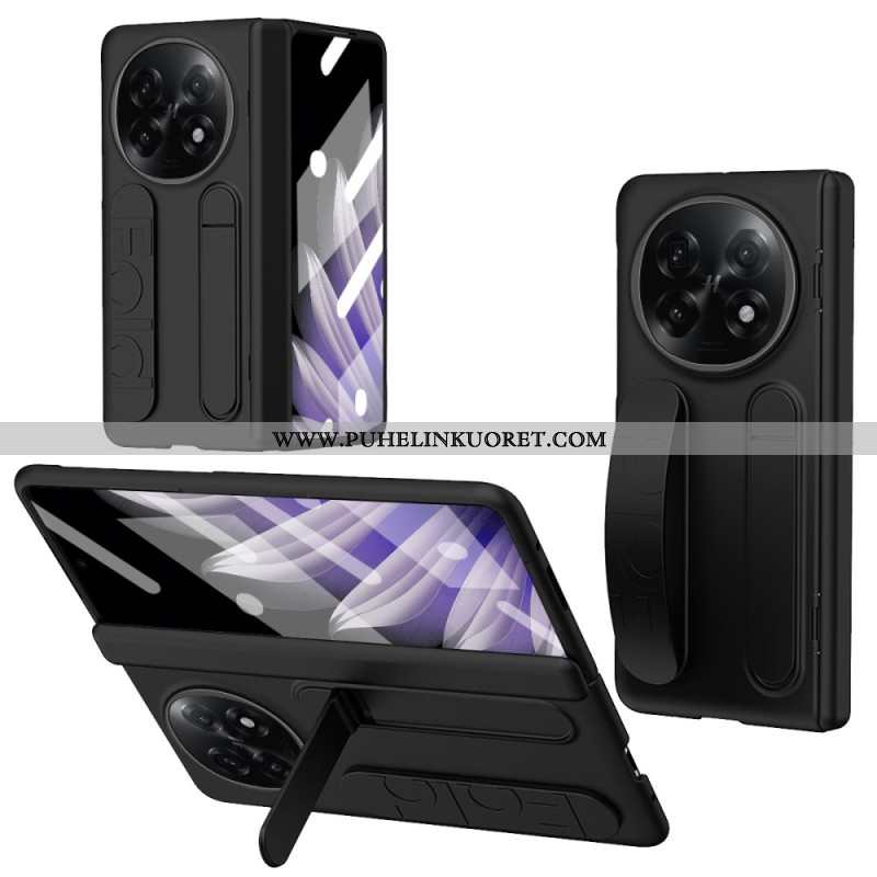 Kuori Oppo Find N5 Täysi Suoja Jalustalla Ja Hihnalla