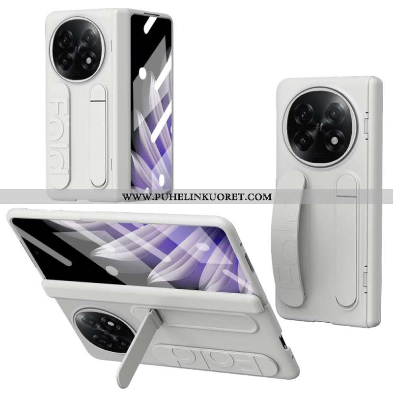 Kuori Oppo Find N5 Täysi Suoja Jalustalla Ja Hihnalla