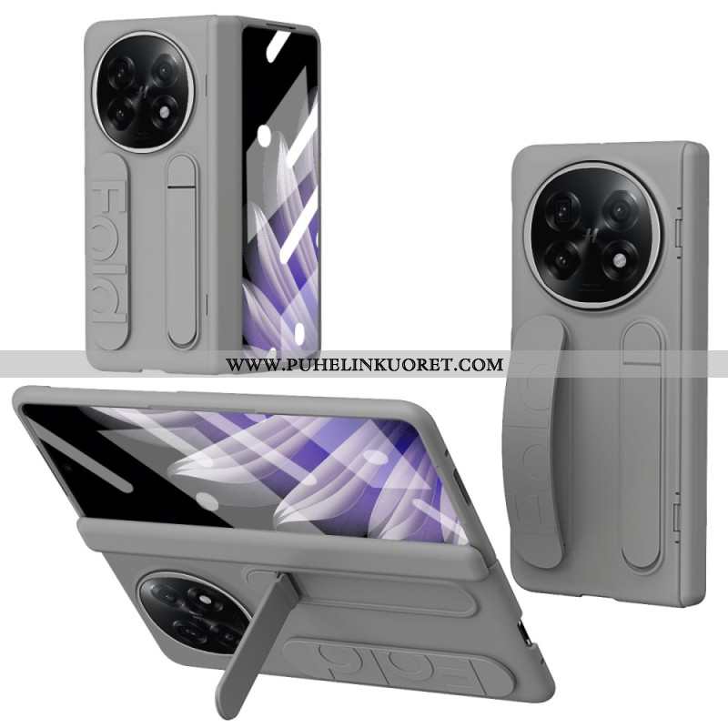 Kuori Oppo Find N5 Täysi Suoja Jalustalla Ja Hihnalla