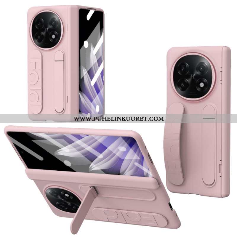 Kuori Oppo Find N5 Täysi Suoja Jalustalla Ja Hihnalla