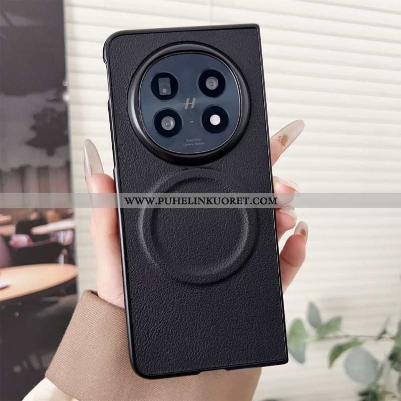 Kuori Oppo Find N5 Magsafe-yhteensopiva Nahkajäljitelmä Suojakuori