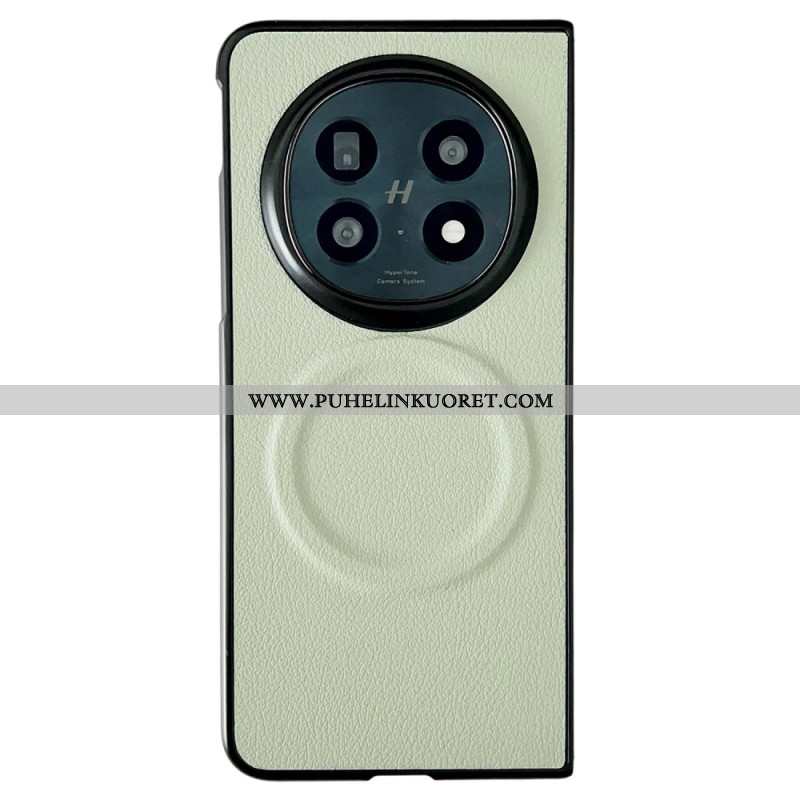 Kuori Oppo Find N5 Magsafe-yhteensopiva Nahkajäljitelmä Suojakuori