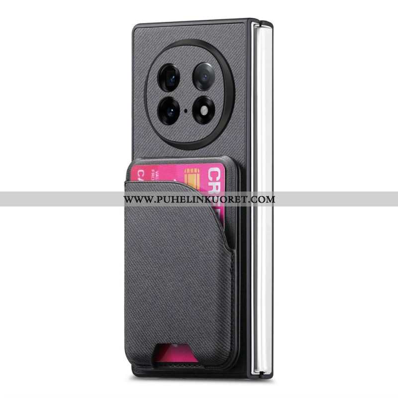 Puhelinkuoret Oppo Find N5 Magneettinen Jalustalla Ja Irrotettavalla Pussilla