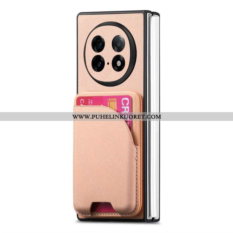 Puhelinkuoret Oppo Find N5 Magneettinen Jalustalla Ja Irrotettavalla Pussilla