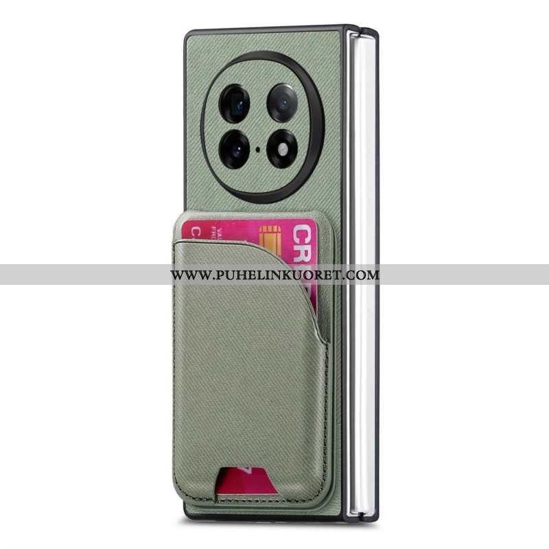 Puhelinkuoret Oppo Find N5 Magneettinen Jalustalla Ja Irrotettavalla Pussilla