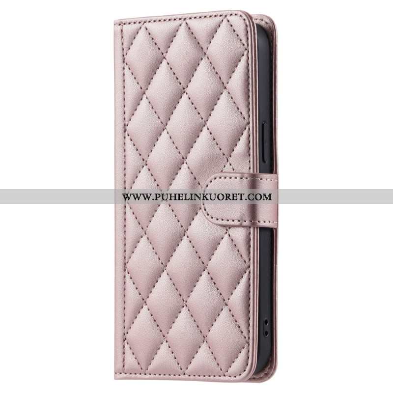 Nahkakotelo Oppo Find X8 Tikattu Hihna Ja Olkahihna