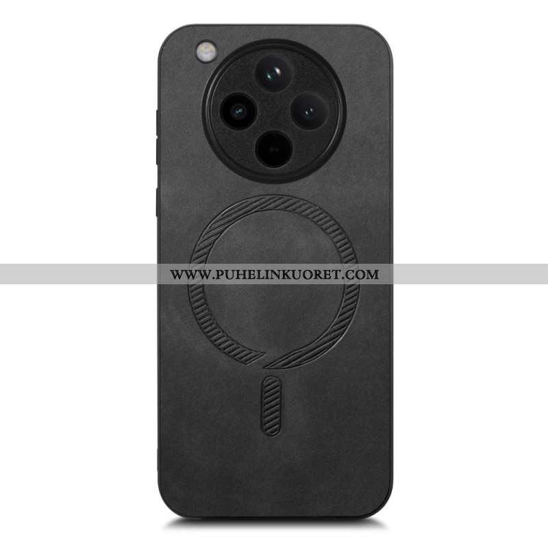 Kuori Oppo Find X8 Magsafe-yhteensopiva Nahkaefekti