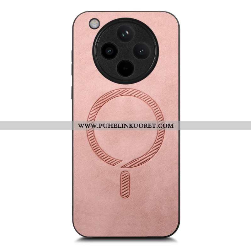 Kuori Oppo Find X8 Magsafe-yhteensopiva Nahkaefekti