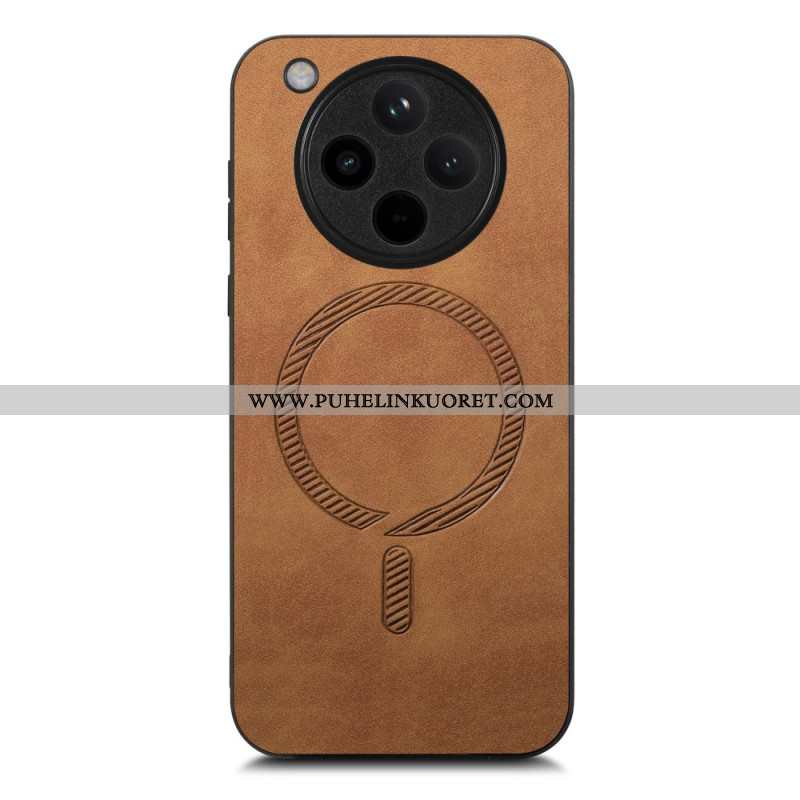 Kuori Oppo Find X8 Magsafe-yhteensopiva Nahkaefekti