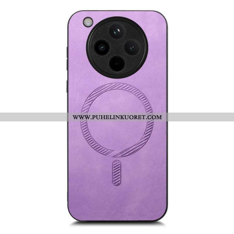 Kuori Oppo Find X8 Magsafe-yhteensopiva Nahkaefekti