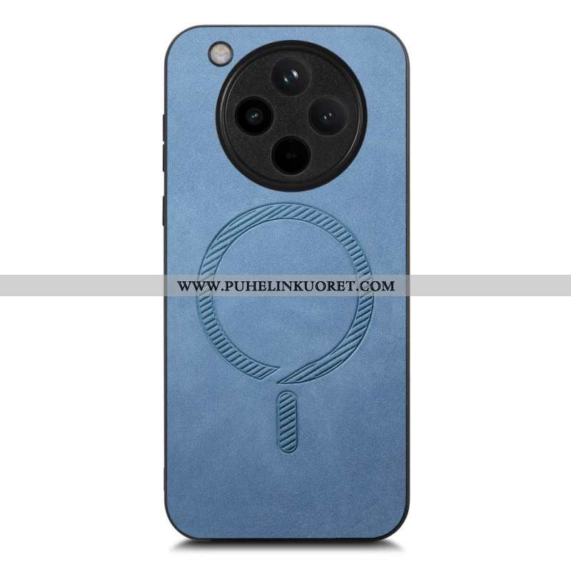 Kuori Oppo Find X8 Magsafe-yhteensopiva Nahkaefekti