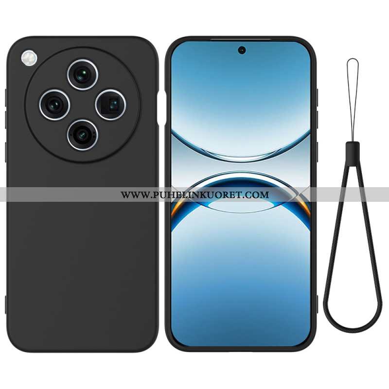 Kuori Oppo Find X8 Pro Nestemäinen Silikoni Hihnalla Suojakuori