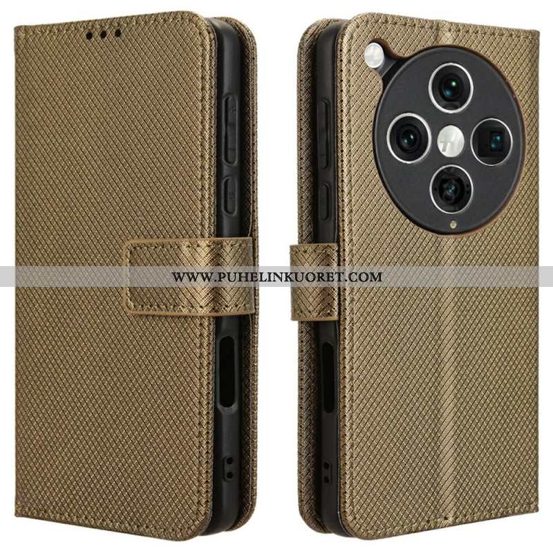 Kotelot Oppo Find X8 Pro Timanttitekstuuri