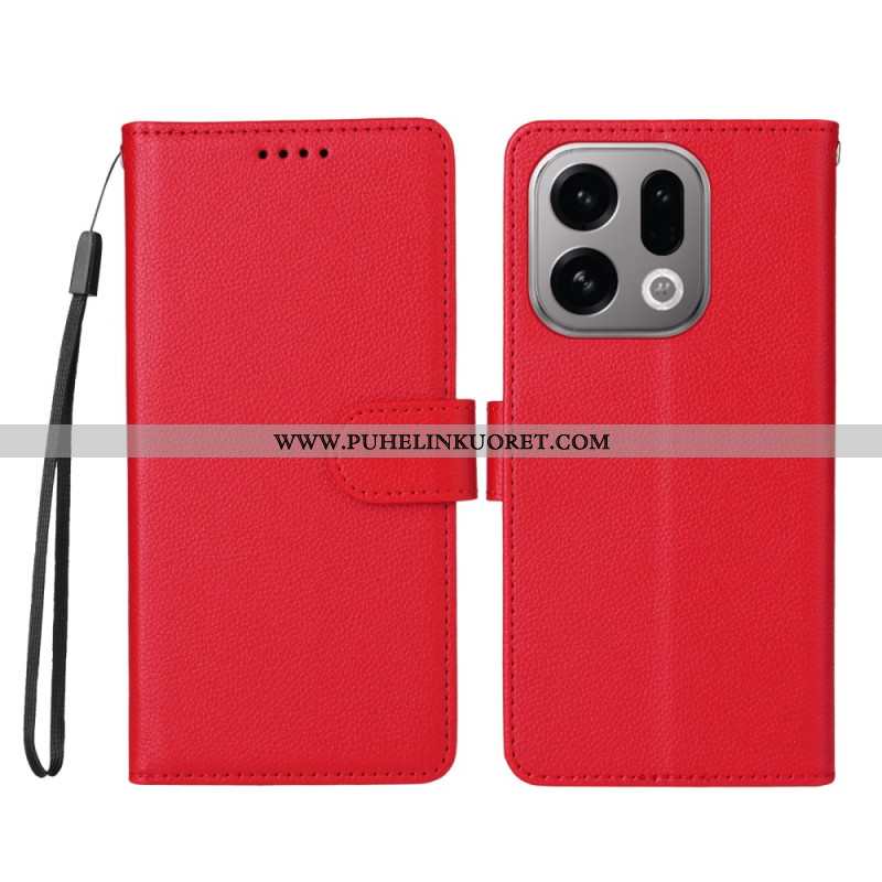 Nahkakotelo Oppo Find X9 5g Rfid-suojattu