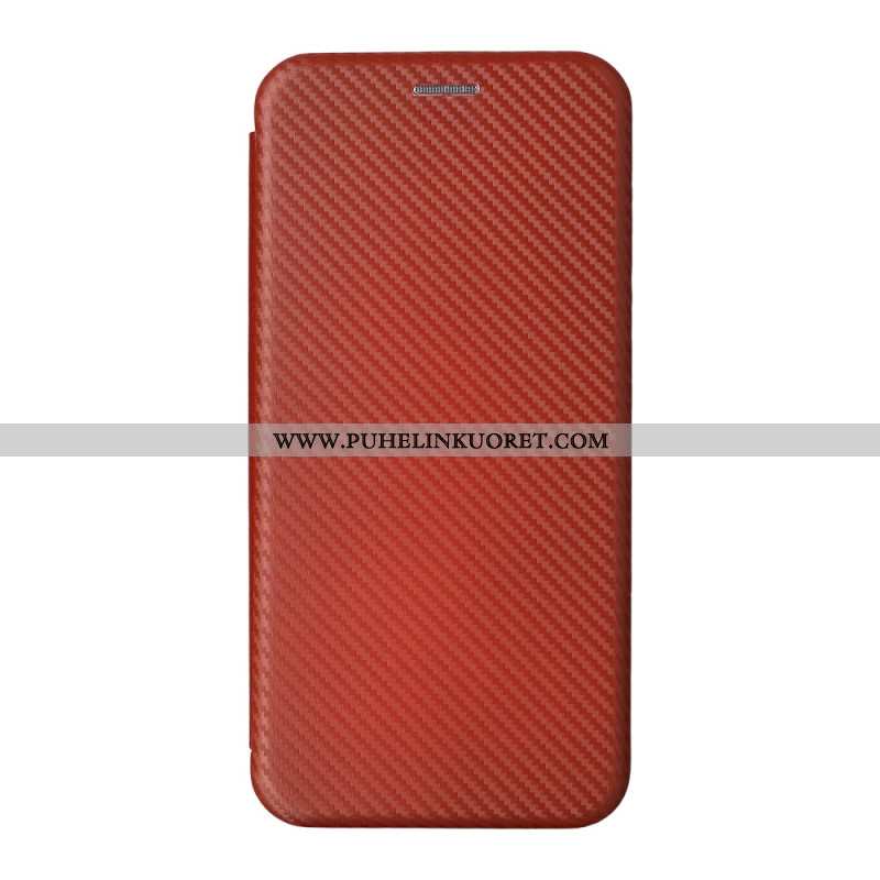 Nahkakotelo Oppo Find X9 5g Hiilikuitukuvio