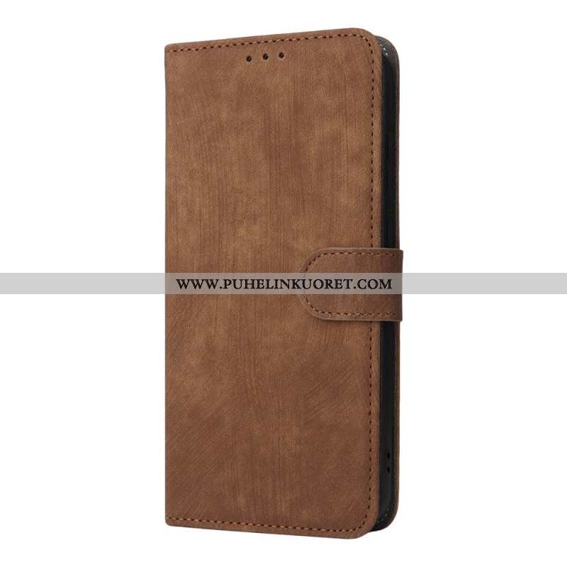 Nahkakotelo Oppo Find X9 5g Mokkanahkakuvio Hihnalla