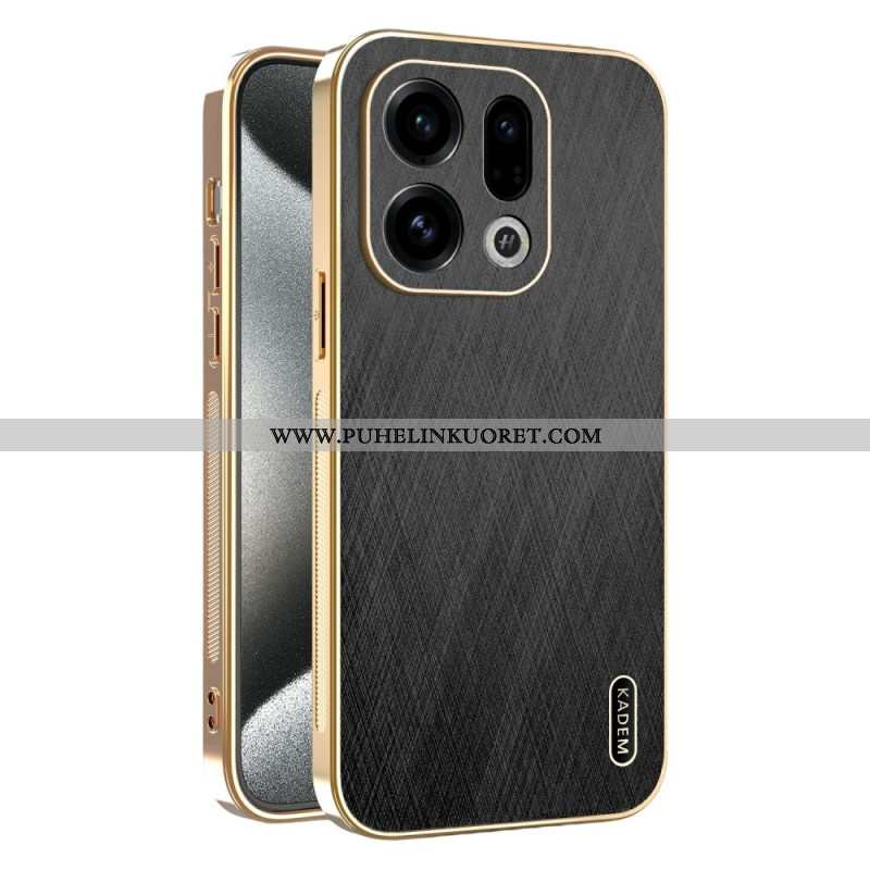 Kuori Oppo Find X9 5g Kadem Nahkaefekti