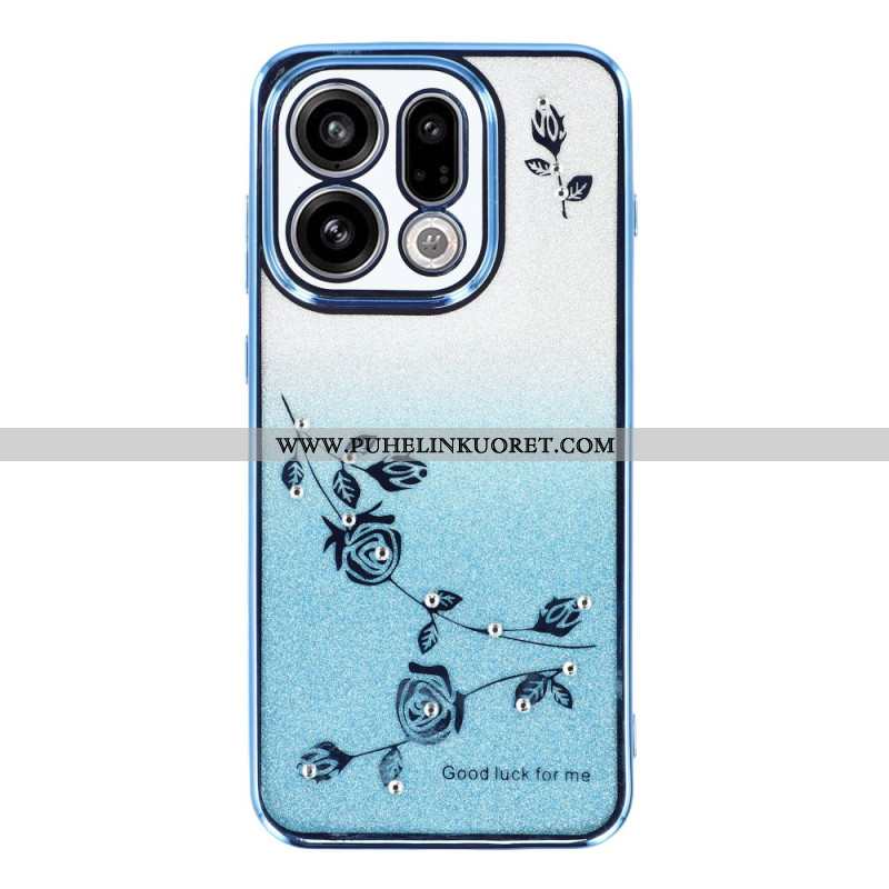 Kuori Oppo Find X9 5g Kadem Kukat Ja Paljetit