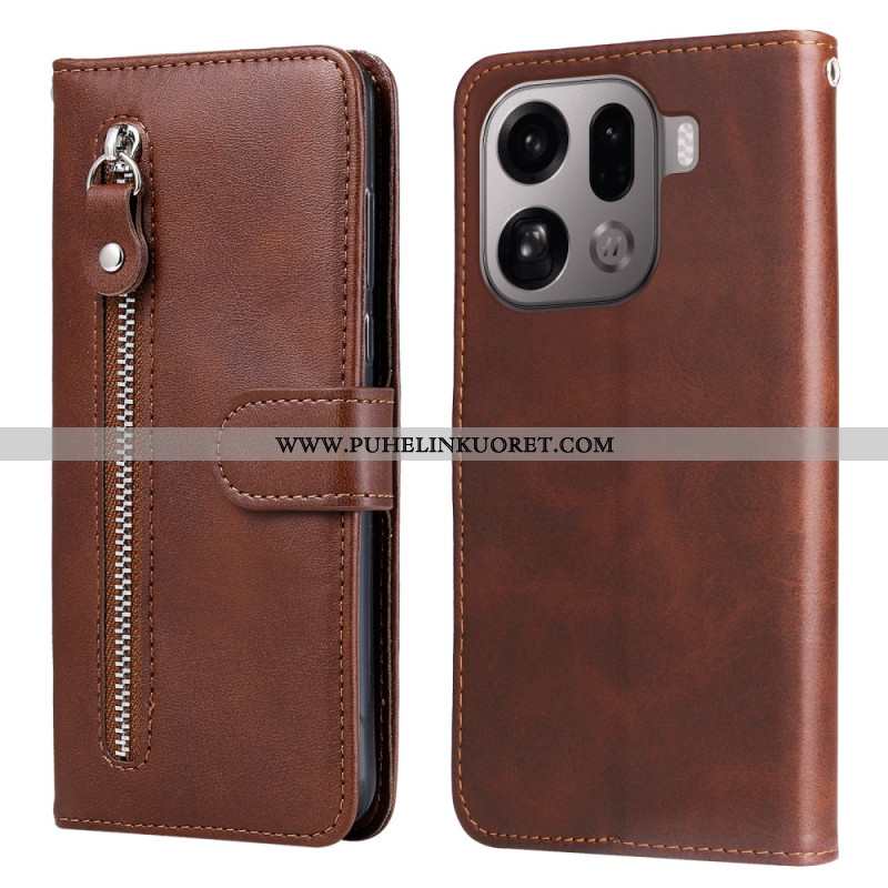 Kotelot Oppo Find X9 Pro 5g Vetoketjullinen Tasku