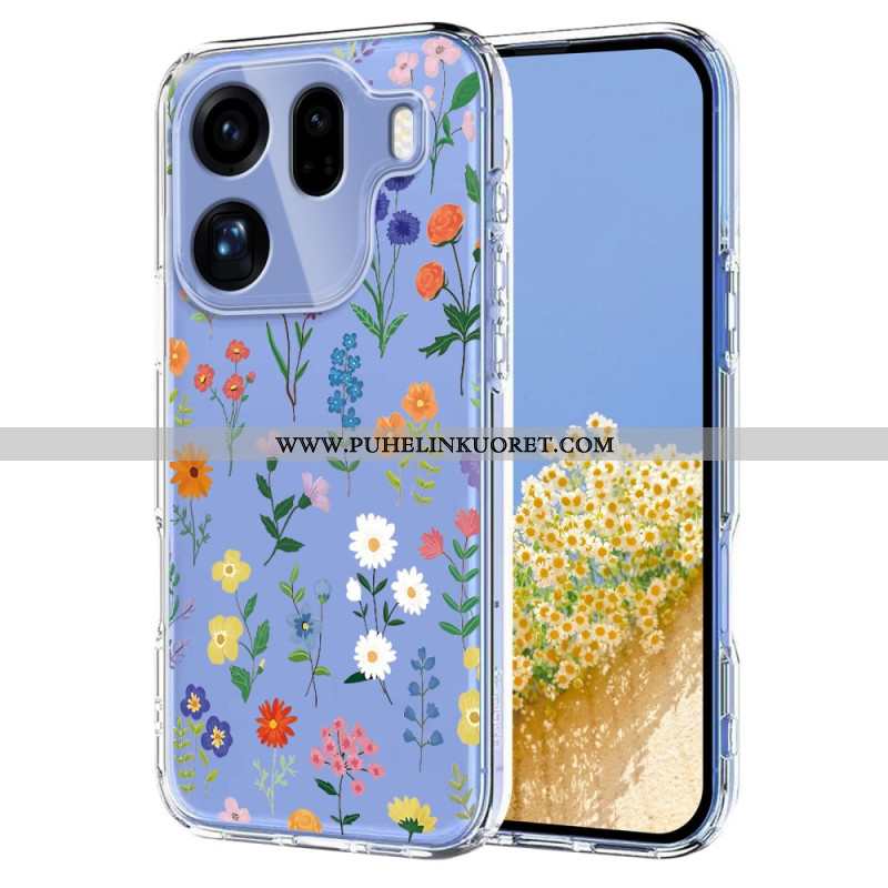 Kuori Oppo Find X9 Pro 5g Perhosia Ja Kukkia