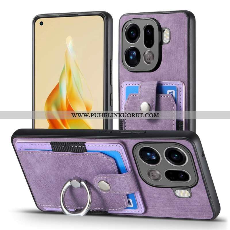 Kuori Oppo Find X9 Pro 5g Korttikotelo Ja Rengas