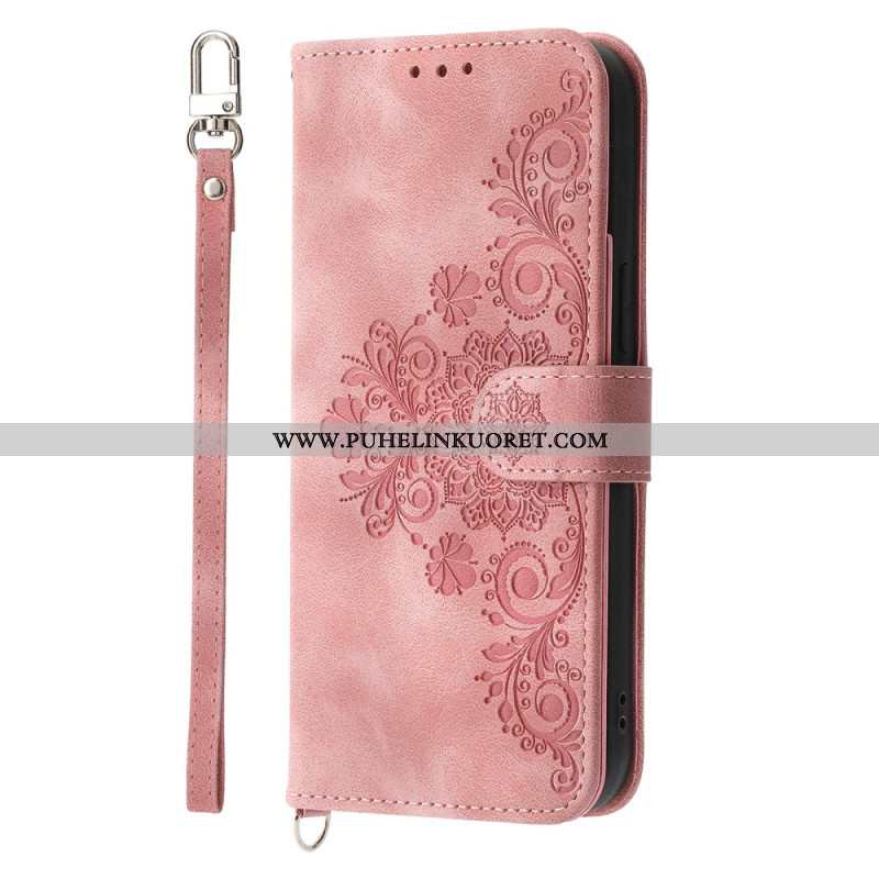 Nahkakotelo Oppo Reno 13 5g Mandalakuvioinen Lompakko