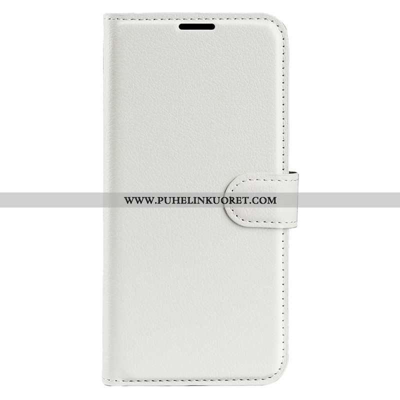 Kotelot Oppo Reno 13 Pro 5g Klassinen Litsikuvioinen Tekonahka Suojakuori