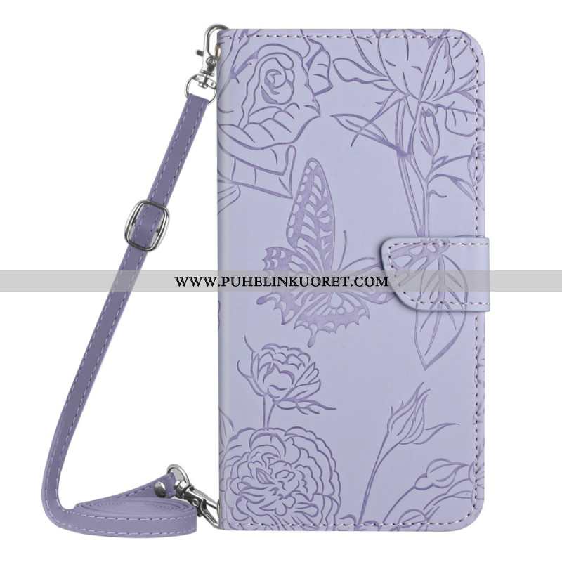 Kotelot Oppo Reno 13f 4g / 5g / 13 Fs 5g Perhoskuvioinen Olkalaukku