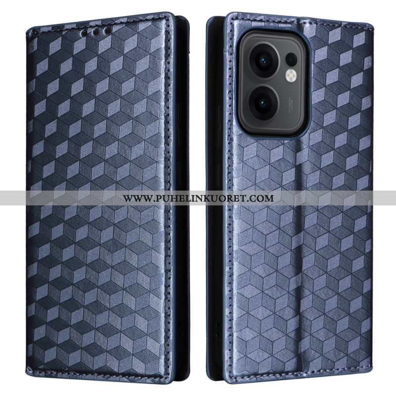 Nahkakotelo Oppo Reno 13f 4g / 5g / 13 Fs 5g 3d-timantit