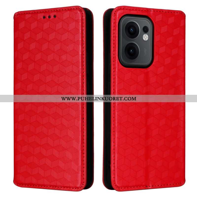 Nahkakotelo Oppo Reno 13f 4g / 5g / 13 Fs 5g 3d-timantit