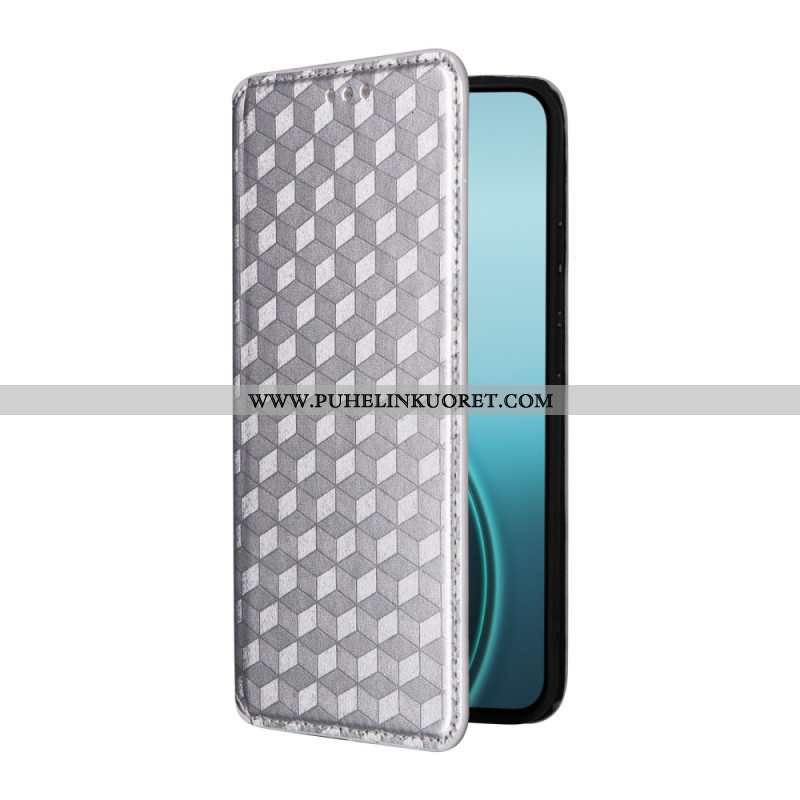 Nahkakotelo Oppo Reno 14 Pro 5g Kiiltävä Timanttikuvio Suojakuori