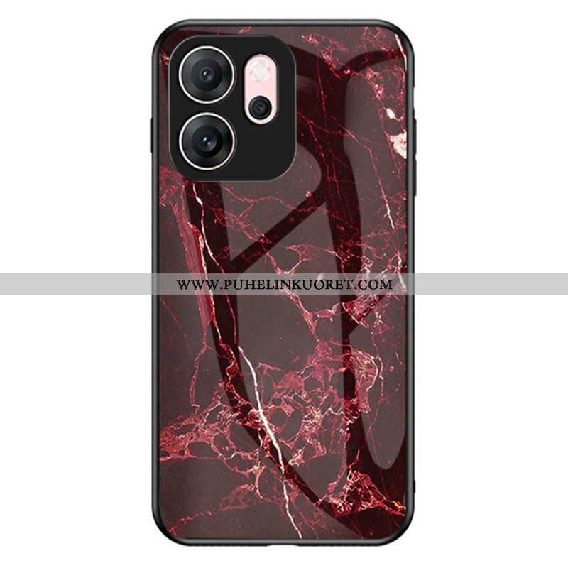 Kuori Oppo Reno 14f 5g Marmorikuvioinen Karkaistu Lasi