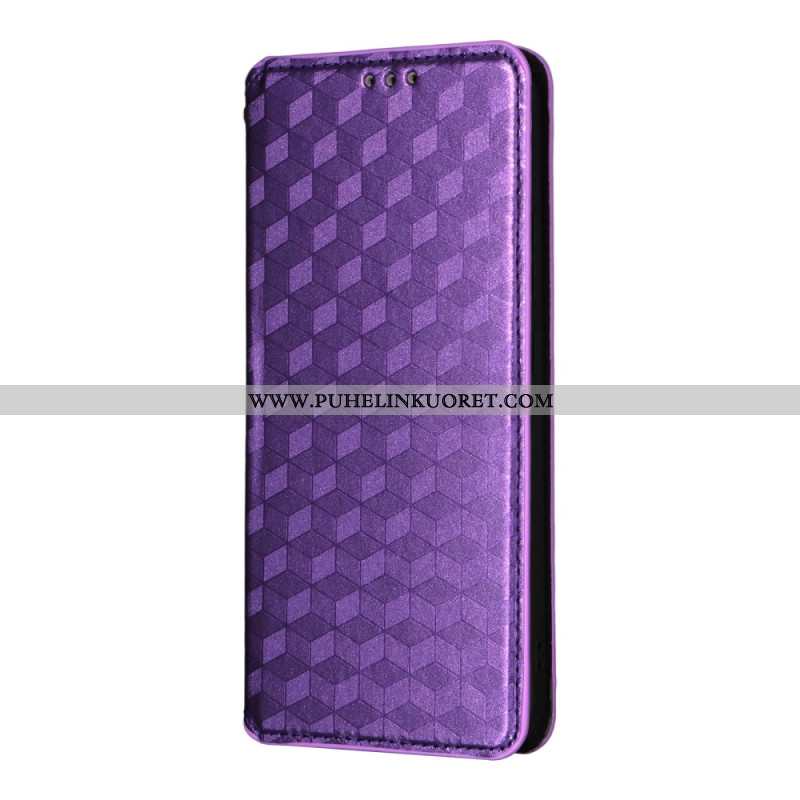 Nahkakotelo Oppo Reno 14f 5g Puhelinkuoret Timanttikuvio