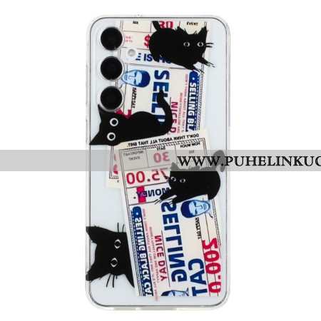 Kuori Samsung Galaxy A17 4g / 5g 4 Mustaa Kissaa