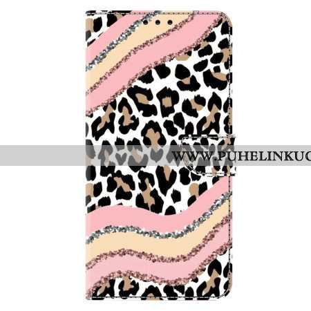 Kotelot Samsung Galaxy A17 4g / 5g Puhelinkuoret Raidallinen Leopardikuvio