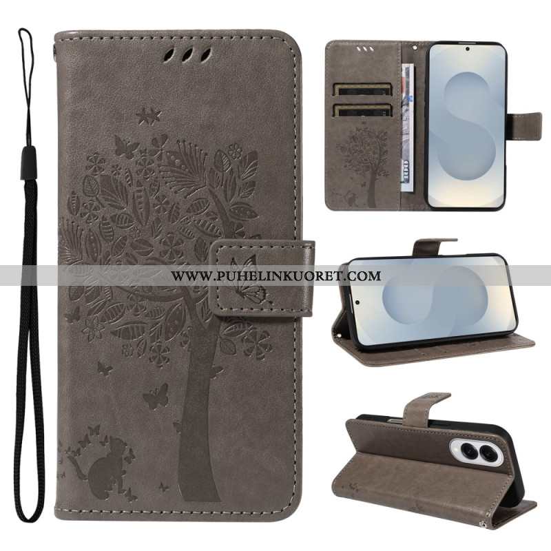 Kotelot Samsung Galaxy S25 5g Edge Puu Ja Kissa Suojakuori