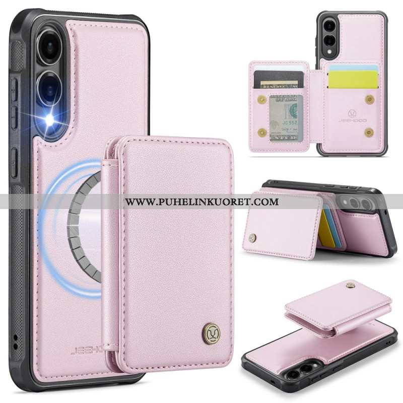 Kuori Samsung Galaxy S25 5g Edge Irrotettava Jeehood Magneettikorttikotelo