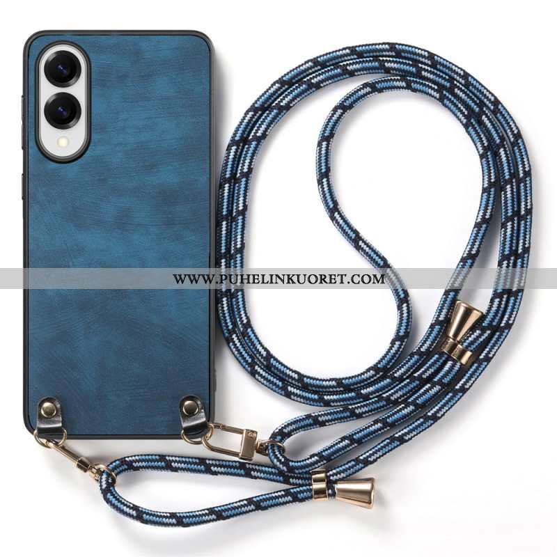 Kuori Samsung Galaxy S25 5g Edge Nahkajäljitelmäinen Johto Vintage-tyylinen Suojakuori