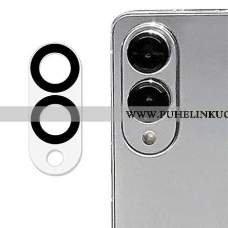 Karkaistusta Lasista Valmistettu Linssisuoja Samsung Galaxy S25 Edgelle (musta Pyöreä Muotoilu)