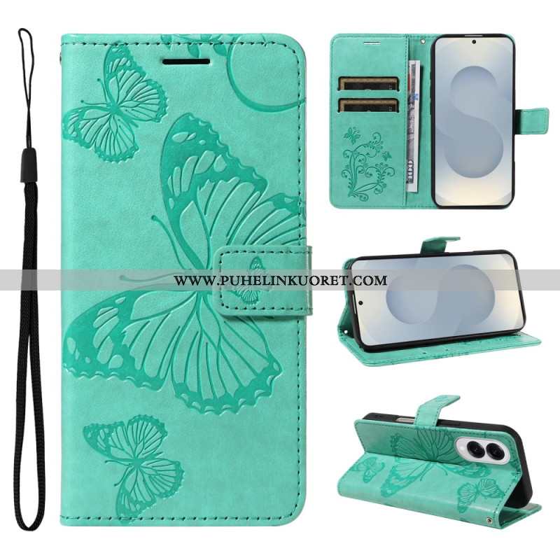 Kotelot Samsung Galaxy S25 5g Edge Jättimäinen Perhoskuvio