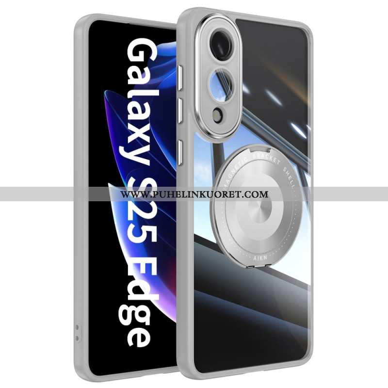 Kuori Samsung Galaxy S25 5g Edge Pyörivä Kiinnitys Ja Linssinsuojus