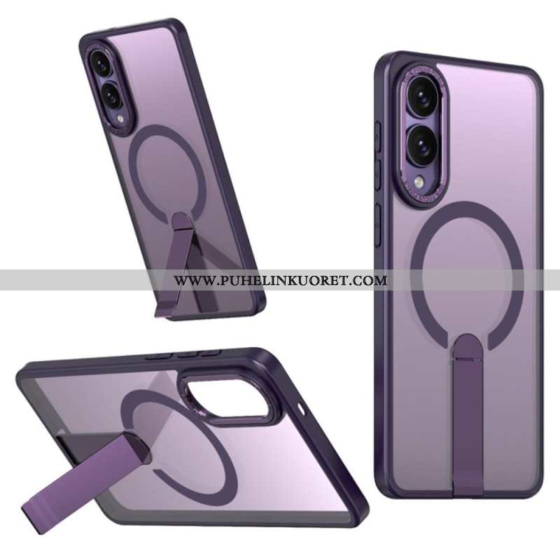 Kuori Samsung Galaxy S25 5g Edge Magsafe-yhteensopiva Integroidulla Jalustalla Suojakuori